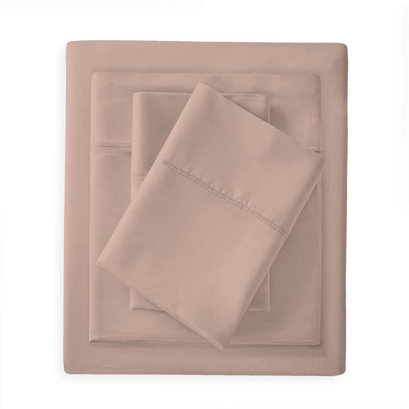 Purity Home 300-Thread Count Ultra-Soft & Silky Cotton Rayon Sheet Set