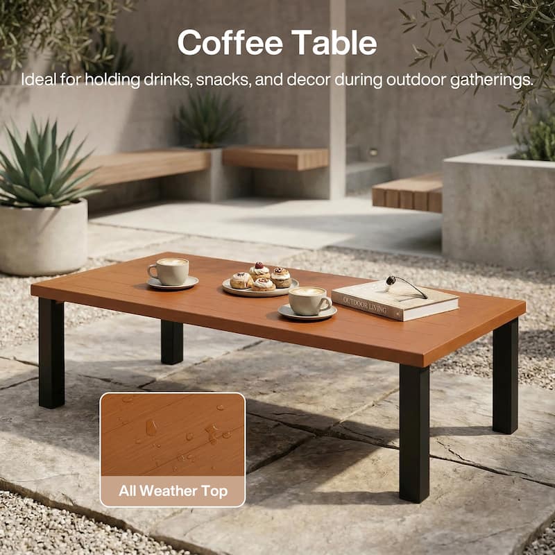 Rectangular Outdoor Coffee Table