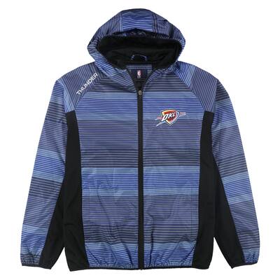 G-III Sports Mens OKC Thunder Jacket, Blue, Large (Regular)
