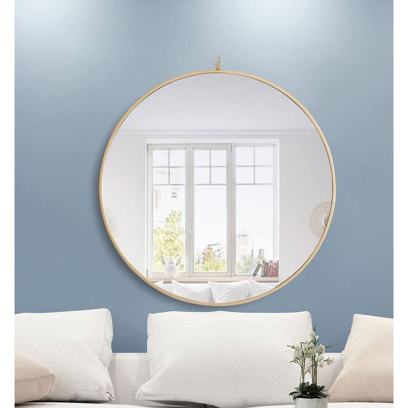 Elegant Lighting Eternity 32" Diameter Circular Metal Framed Wall