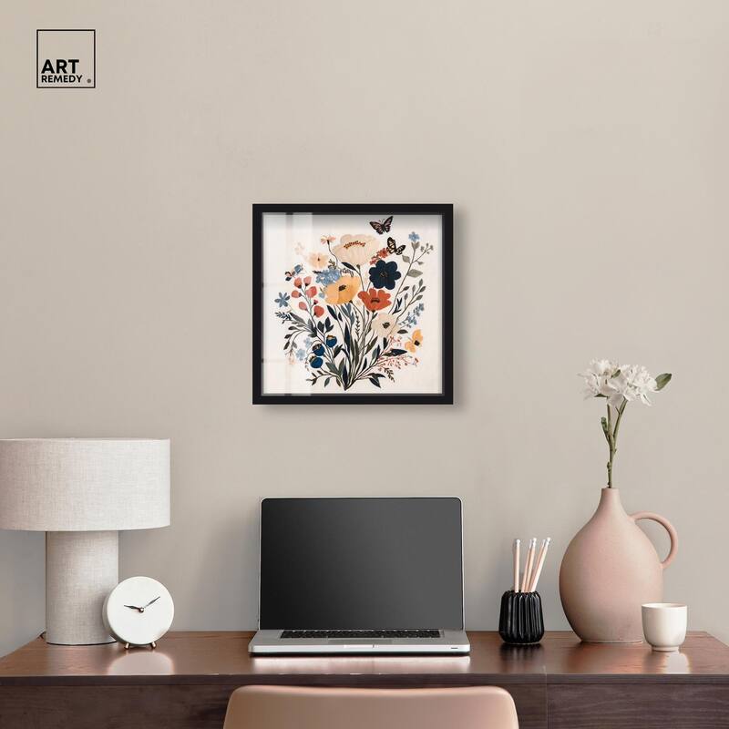 Garden of Threads I Shadowbox by Art Remedy
