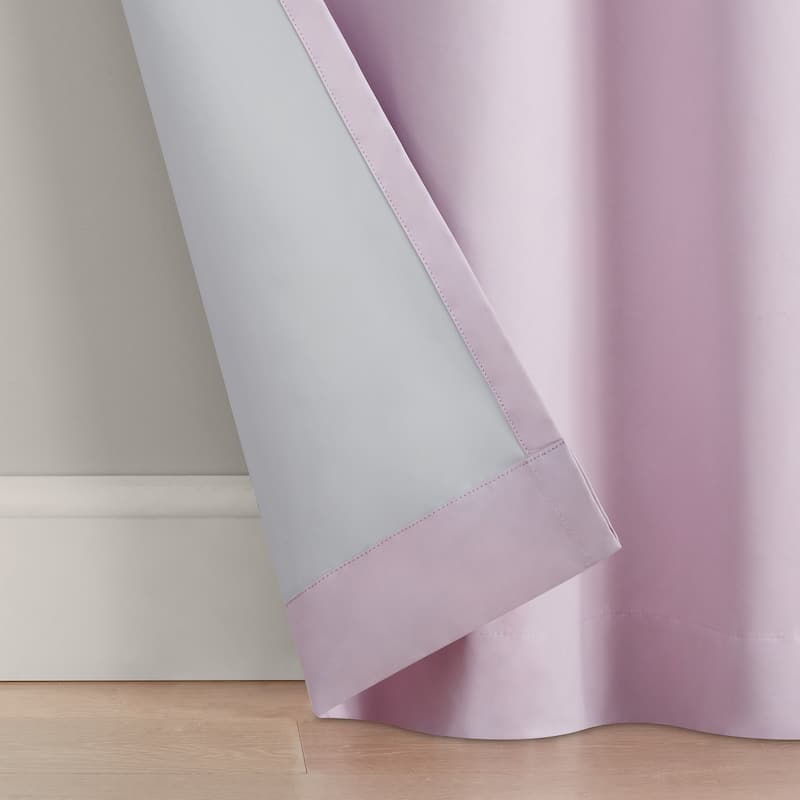 Eclipse Kids Bow Tie Up 100% Blackout Curtain Panel