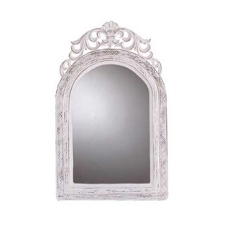 Shop Arched Top Wall French Country Mirror Overstock 25602244