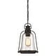 preview thumbnail 2 of 2, Westinghouse Brynn One-Light Outdoor Pendant, Oil Rubbed Bronze Finish with Highlights and Clear Seeded Glass - 1-Light