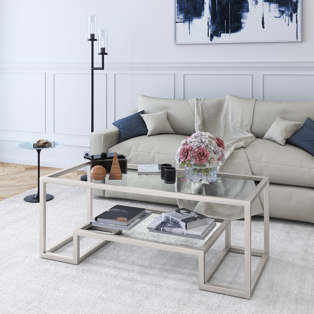 Athena Glam Handcrafted Geometric Coffee Table