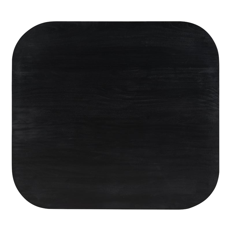 Aurelle Home Rustic Solid Acacia Wood Coffee Table