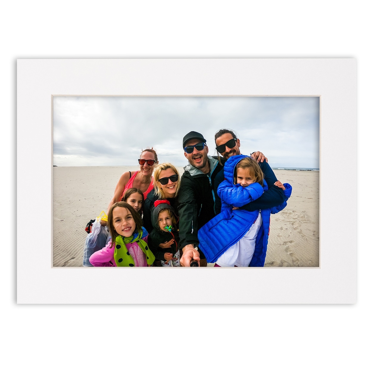 8x10 Mat for 16x20 Frame - Precut Mat Board Acid-Free White 8x10 Photo Matte Made to Fit A 16x20 Picture Frame