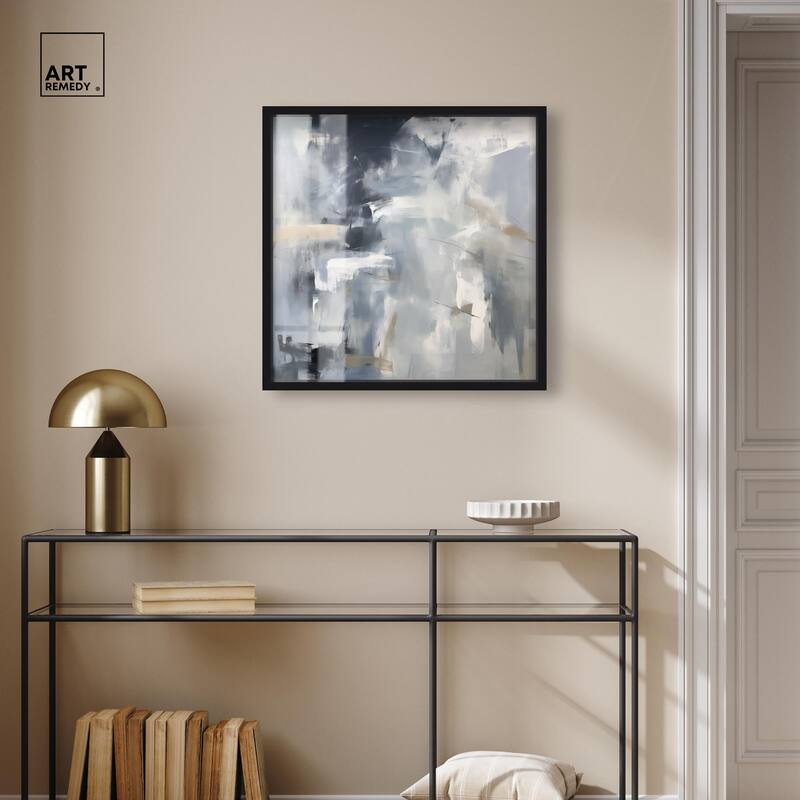 Contemplative Blues II Shadowbox by Art Remedy