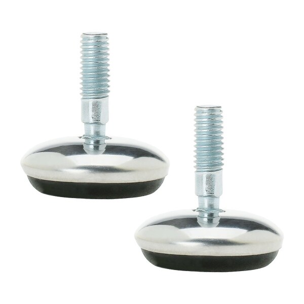 M6 x 13 x 30mm Leveling Feet Adjustable Leveler for Furniture Chair Leg 2pcs