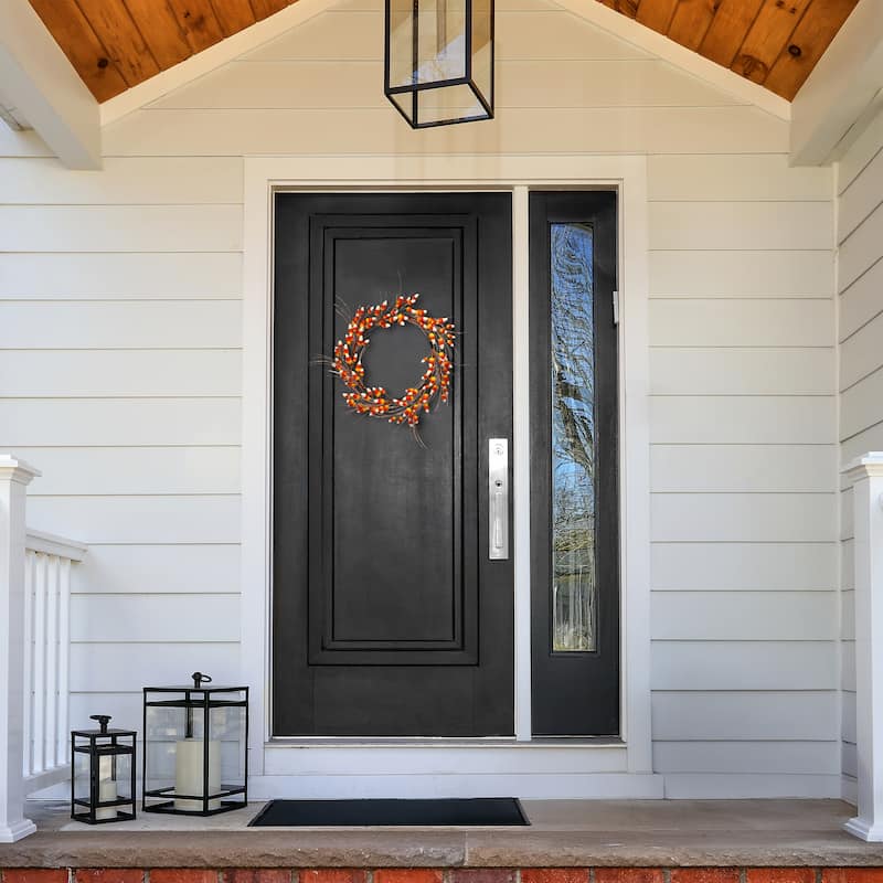 16" Candy Corn Wreath