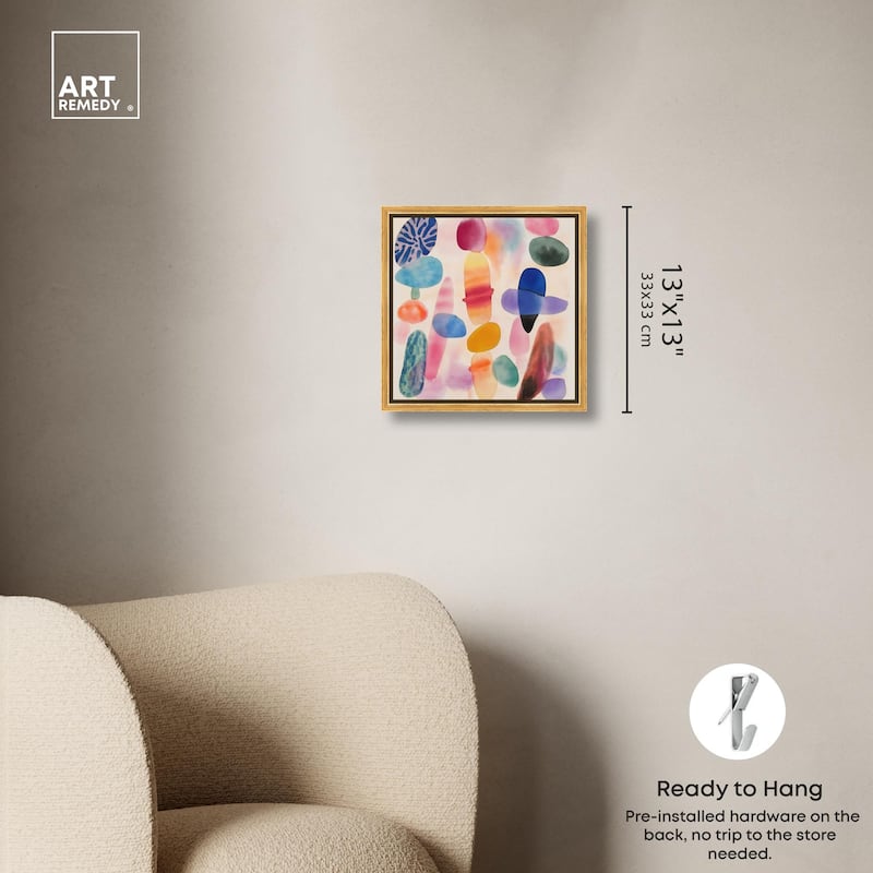 Dissolving Hues Canvas by Art Remedy