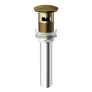 VIGO 1.75" W Bathroom Sink Pop-Up Drain in Matte Brushed Gold