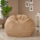 Madison Faux Suede 5-foot Beanbag Chair by Christopher Knight Home - Beige