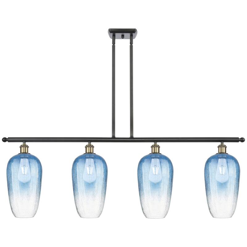 Innovations Lighting Endless Possibilities Ballston - Brookhaven Flute - 4 Light 48" Stem Hung Island Light