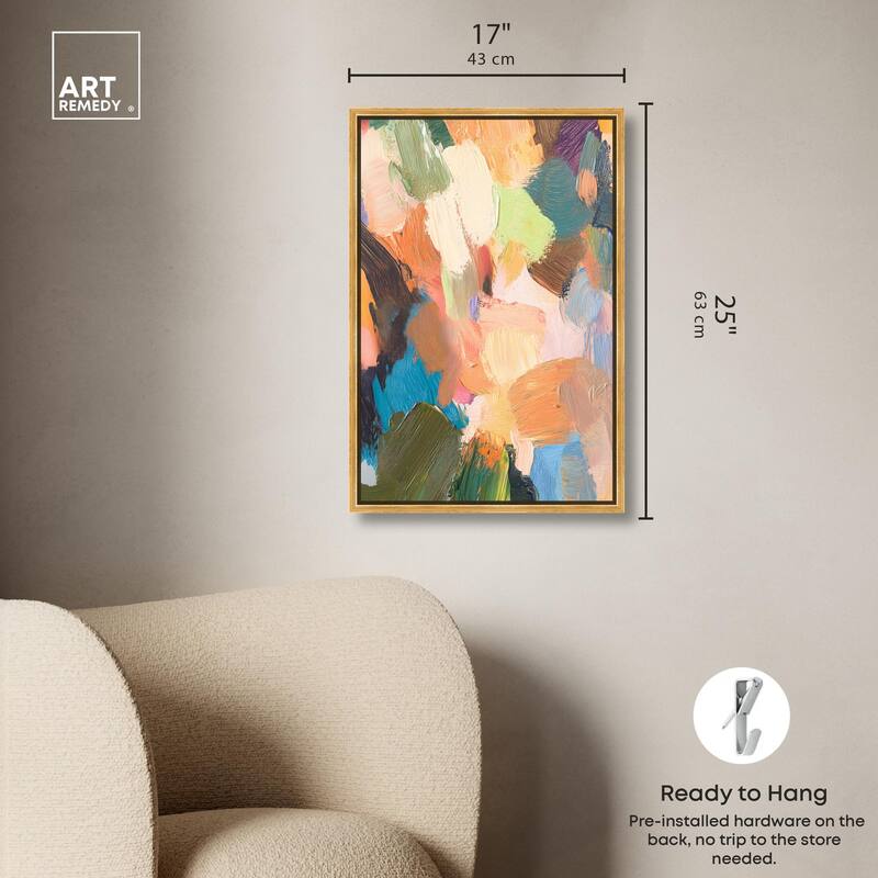 Chromatic Surge III Canvas by Art Remedy