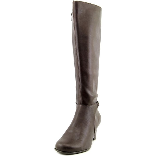 Aerosoles Margarita Women W Round Toe Synthetic Brown Knee High Boot