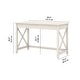 preview thumbnail 29 of 49, Key West 48W Writing Desk by Bush Furniture
