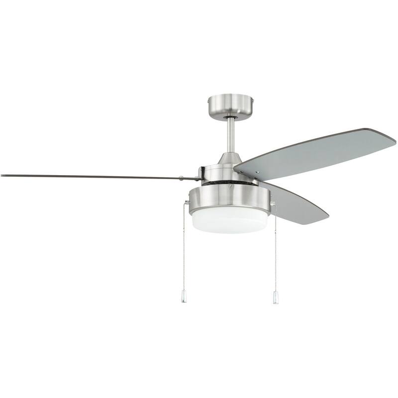 Craftmade Intrepid 52" 3 Blade LED Ceiling Fan - Brushed Polished Nickel