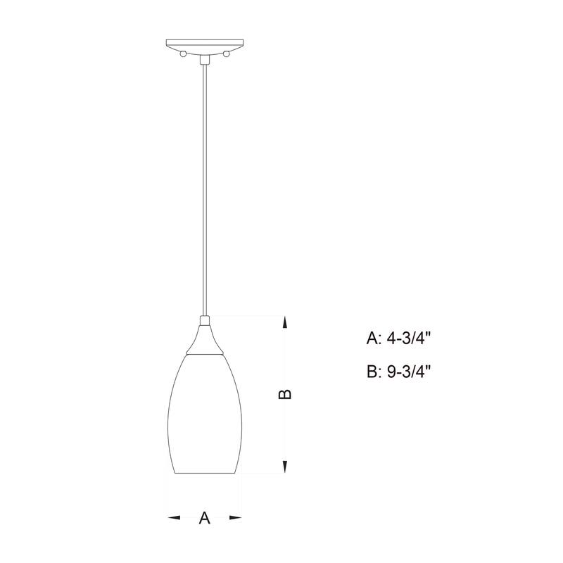 Mini Pendant Light - Blue Glass Ceiling Light - Satin Nickel Finish - Artistic Design - 144.75