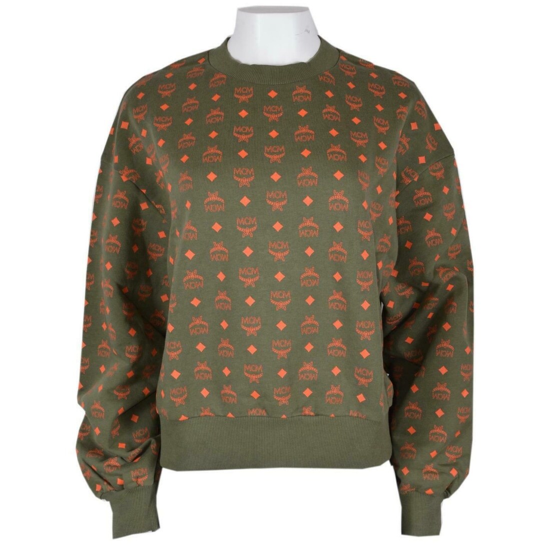 moss green sweatshirt