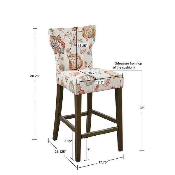 Madison Park Hayes Tufted Back Counter Stool On Sale Bed Bath