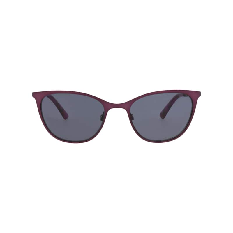 McQ Alexander McQueen Cat Eye-Frame Metal Sunglasses - Violet Violet Grey - Purple - Grey Lens