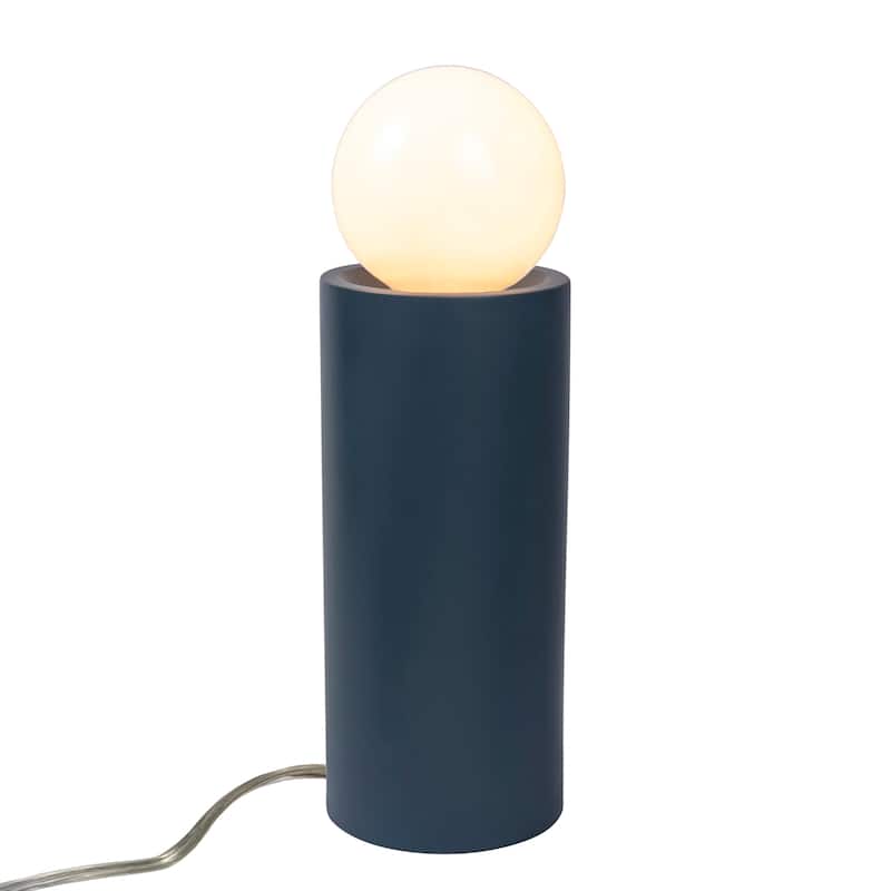 Ceramic Tall Pillar Table Lamp - Midnight Sky