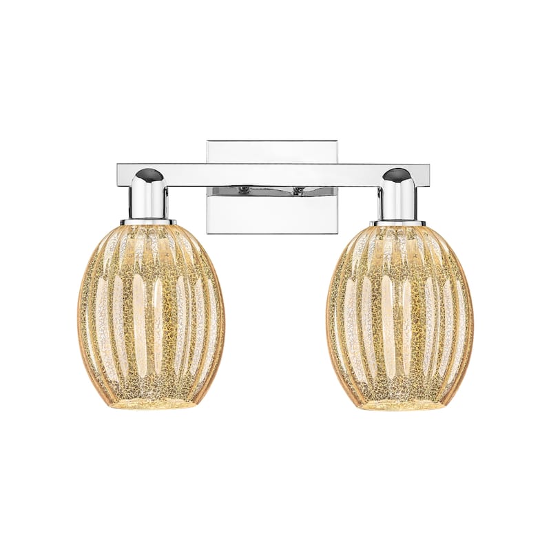 Innovations Lighting 716-2W-13-16 Preston Vanity Preston 2 Light 16" - Polished Chrome / Mercury