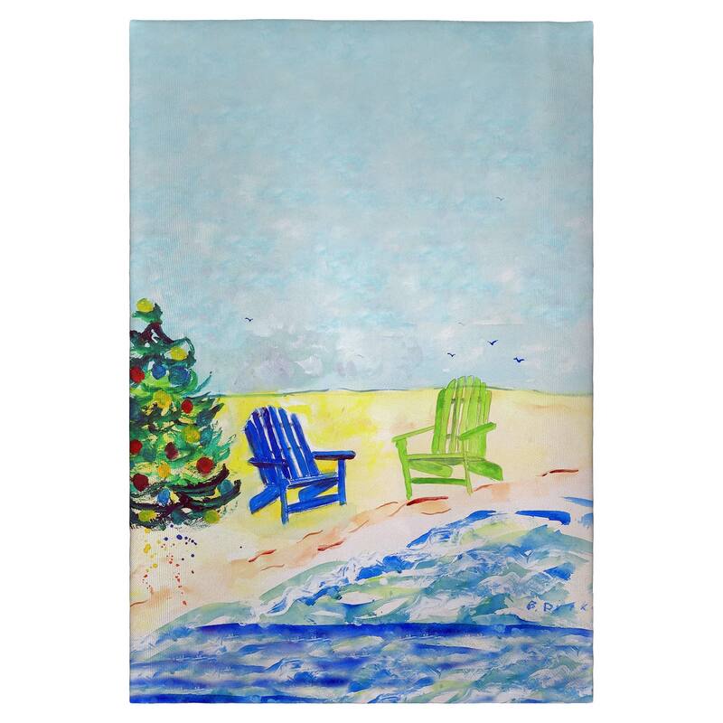Beach Chair Christmas Guest Towel - 20x20