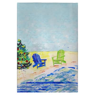 Beach Chair Christmas Guest Towel - 20x20