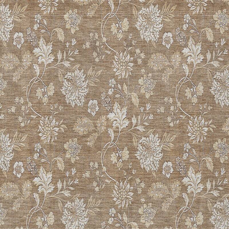 HomeRoots Floral Transitional Rectangle Outdoor Rug