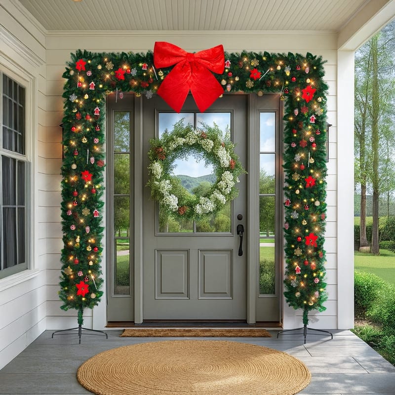 Christmas Artificial Tree Archway Decoration - Green