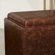preview thumbnail 47 of 62, Adeco Storage Ottoman With Tray