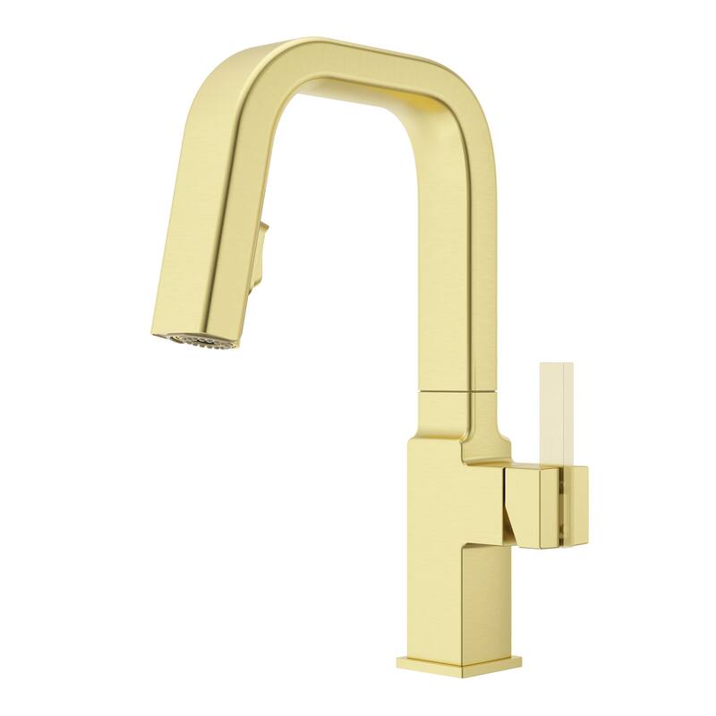 Pfister GT572-VRV Verve 1.8 GPM Single Hole Pull Down Bar Faucet - Brushed Gold