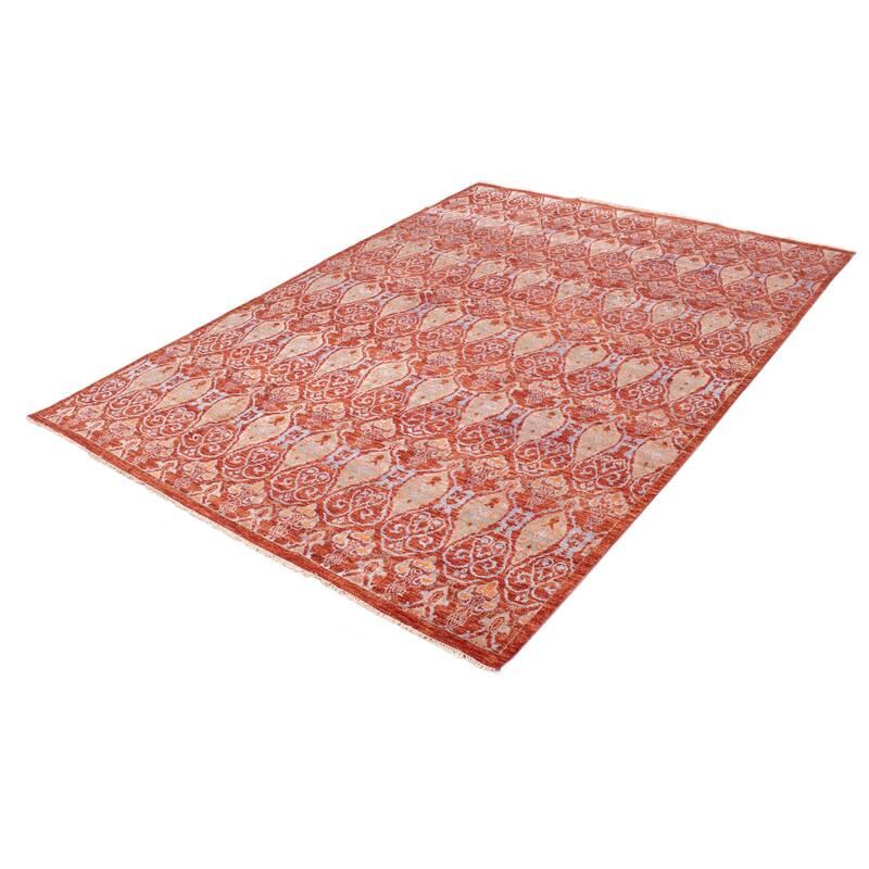 ECARPETGALLERY Hand-knotted Mystique Dark Copper Wool Rug - 10'0 x 13'8