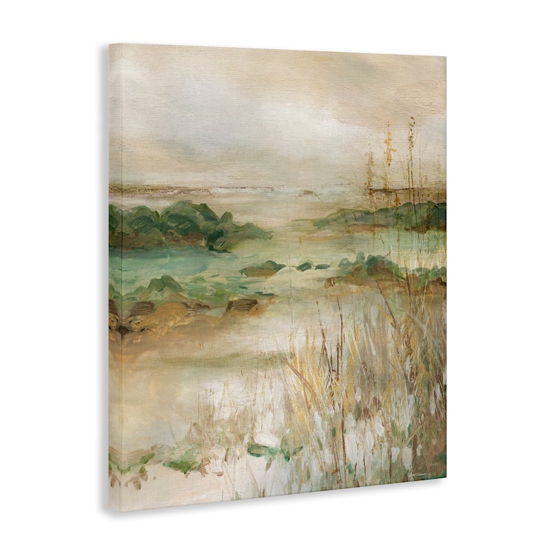 Stupell Abstract Marshland Pond Canvas Wall Art Design By Carol Robinson