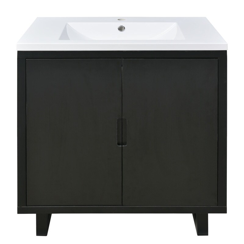 30 Bathroom Vanity with Single Sink, Bathroom Cabinet Set with Sink Combo,  Wood Storage Bathroom Vanities with Undermount Sink - On Sale - Bed Bath &  Beyond - 37180776