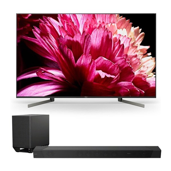 Sony XBR75X950G 75" BRAVIA 4K Ultra HD HDR Smart TV with HT-ST5000 7.1.2ch 800W Dolby Atmos Sound Bar - Black