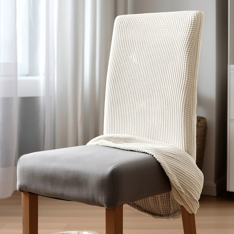 Deconovo Spill Proof Stretch Dining Chair Slipcovers Set of 4