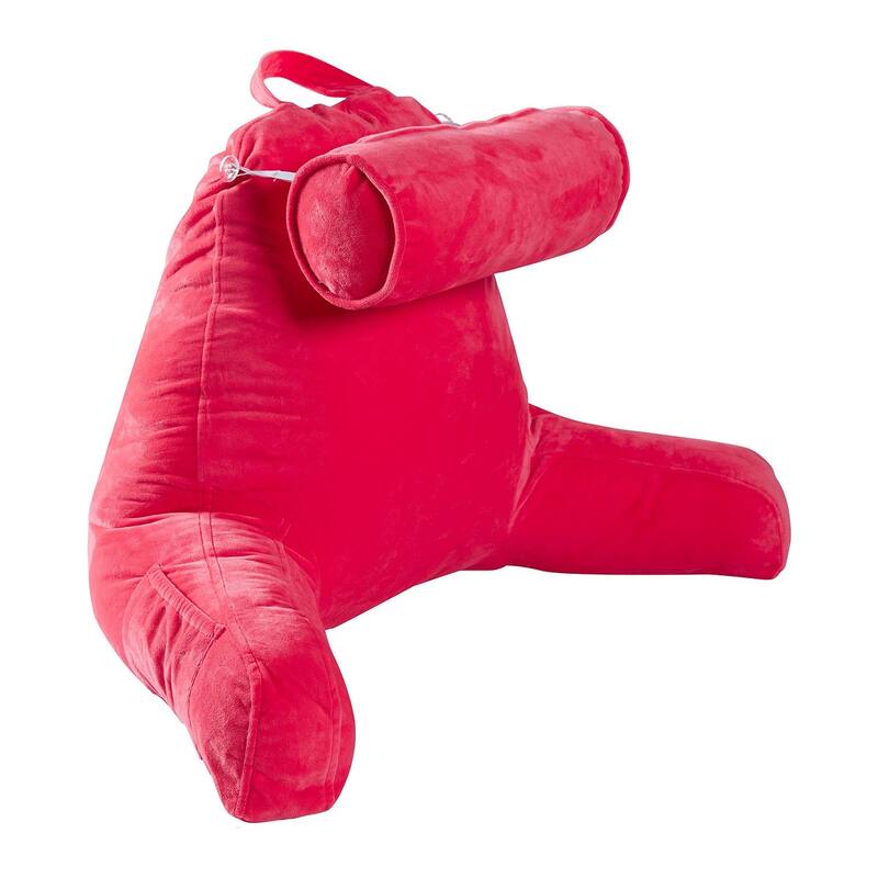 Replacement Cover for Cheer Collection Extra Large TV and Reading Pillow - Hot Pink