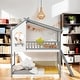 preview thumbnail 12 of 18, Friendly Design Wood Bunk Bed, Twin Over Twin