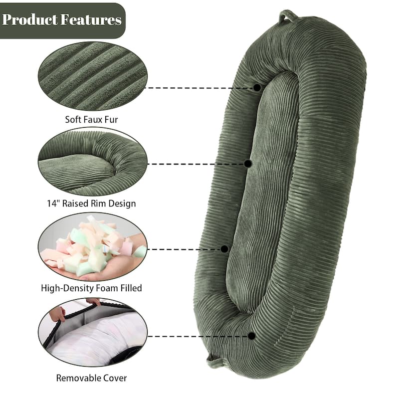 Eie Giant Dog Bed Washable Human Size Bed With Removable Cover
