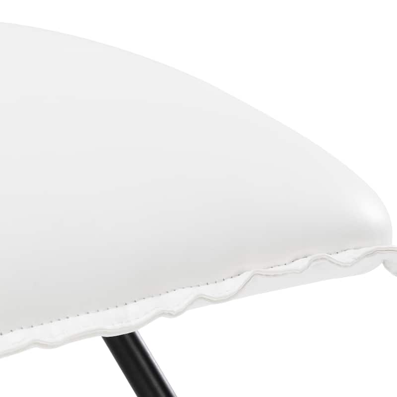 Mid Century Faux Leather Accent Chair With Adjustable Backrest Set of 2 - 31.5'' H X 22.2'' W X 23.6'' D