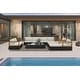 preview thumbnail 18 of 37, PURPLE LEAF GLFSF Outdoor sofas Black sofa with white seat for Yard Porch Deck Patio Conversation Sets