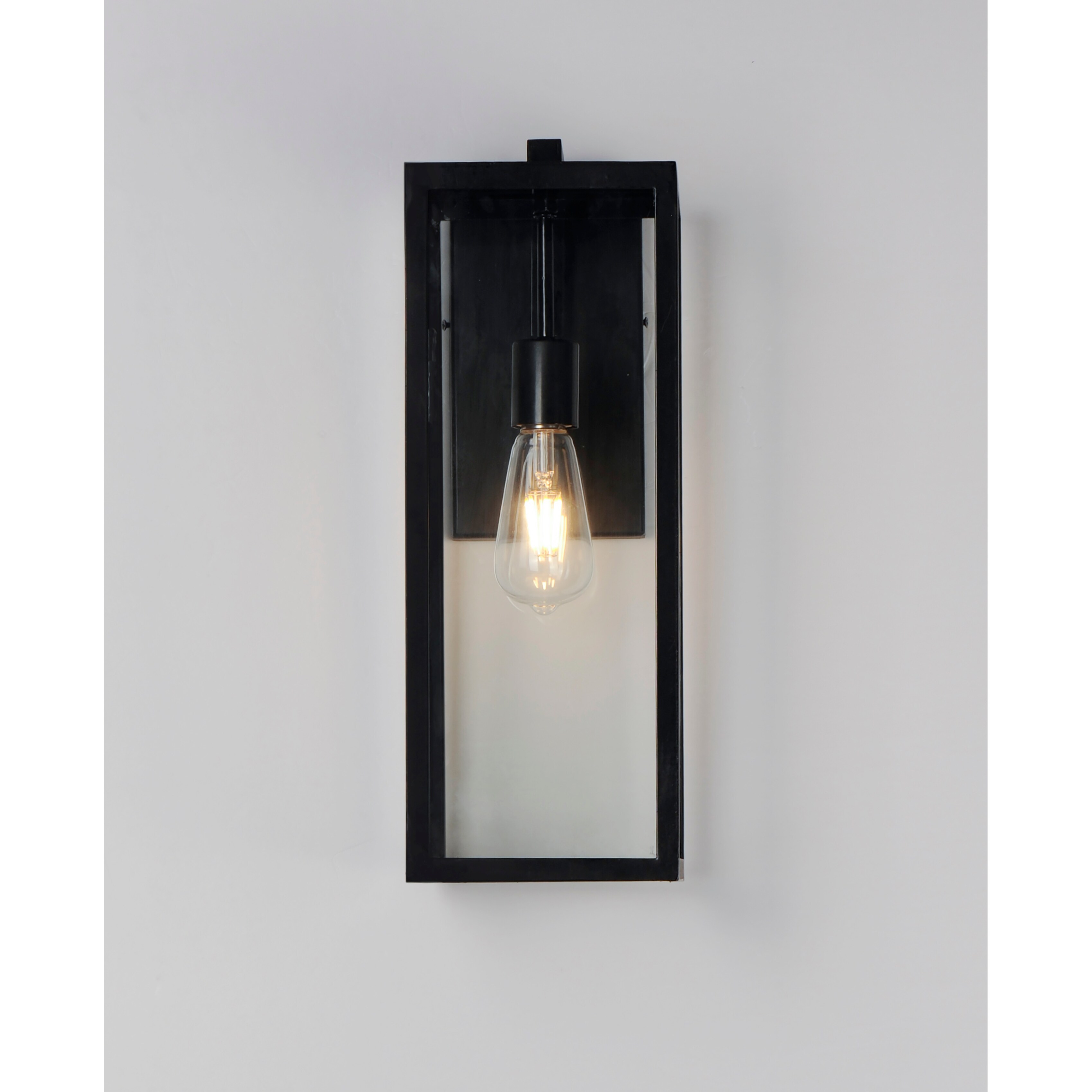 Cresswell Lighting 6.25 Metal Spotlight Wall Mount Accent Lamp Black - Cresswell Lighting: ETL Listed, 1-Way Switch, No Bulb Included | Mission Valley