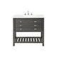 preview thumbnail 3 of 9, Monterey 37" Bathroom Vanity with Top, Grey by Martin Svensson Home
