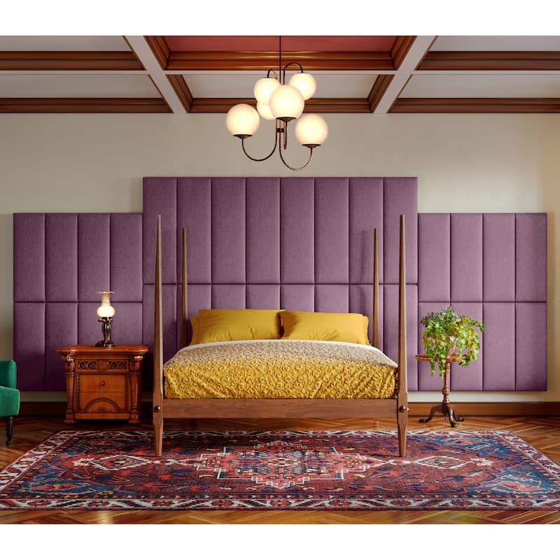 Jaxx Panelist Modern Padded Headboard - Set of 4 Wall Mounted Panels