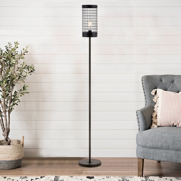 Wire cage floor lamp online