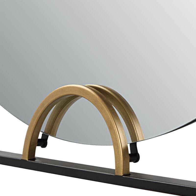 Uttermost 09958 Hinson 39" Diameter Circular Framed Bathroom Mirror