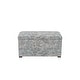 preview thumbnail 2 of 5, Angela Transitional Living Room Storage Trunk Bench